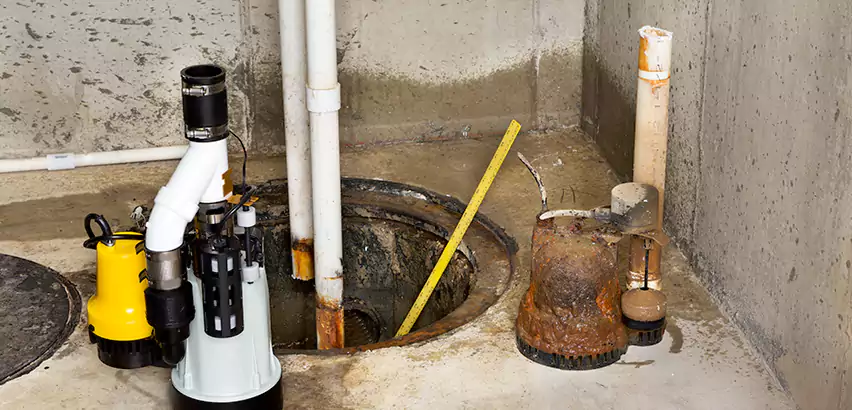 Installing Sump Pump in Finished Basement in Pawtucket, RI