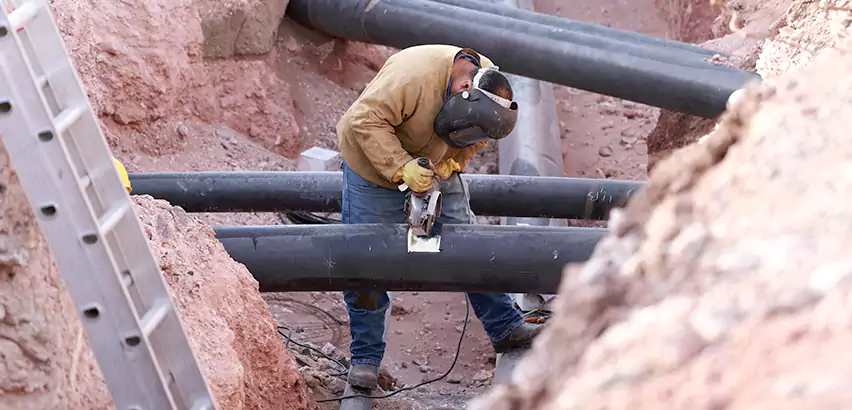 Cast Iron Sewer Pipe Replacement in Pawtucket